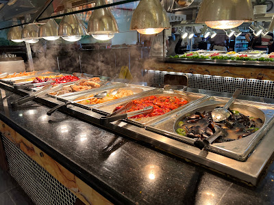 Sushi and fresh selections at Super 6 Buffet